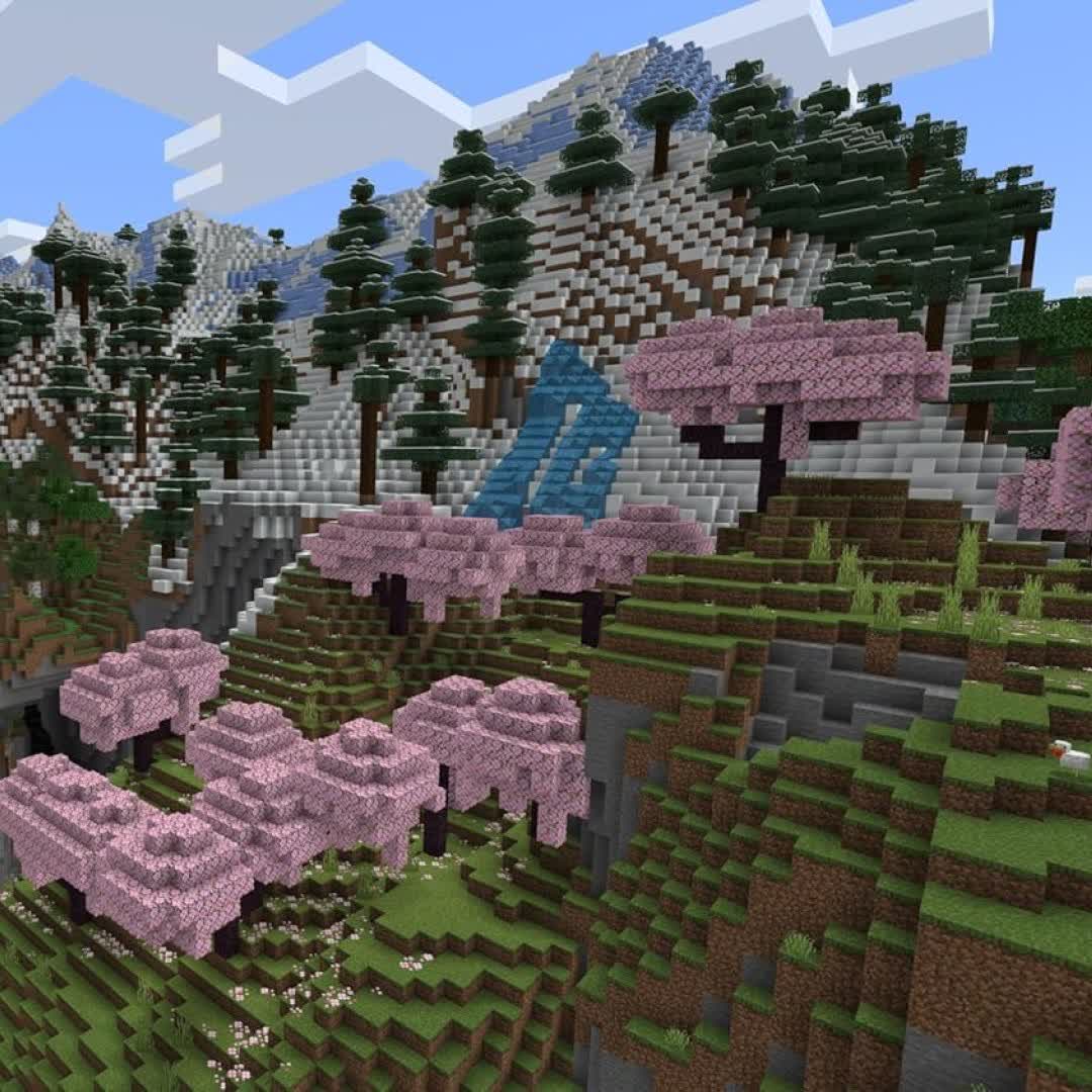 عکس بازی Minecraft مخصوص PlayStation 5 تصویری از محیط بازی ماینکرفت PS5