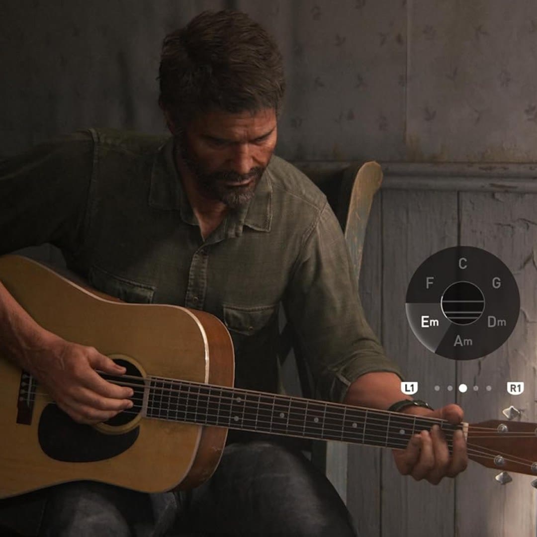 عکس بازی The Last of Us Part II Remastered مخصوص PlayStation 5 Guitar Free Play در لست آف آس پارت 2