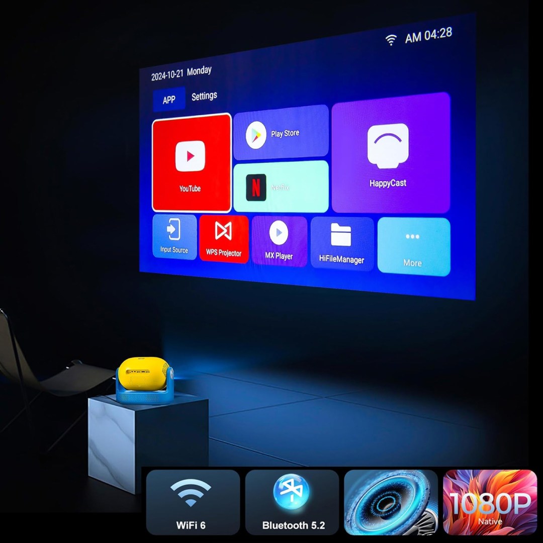 عکس ویدئو پروژکتور 1080 مدل UMiiO U30 اتصال به منبع پخش ویدیو پروژکتور یومیو مدل U30