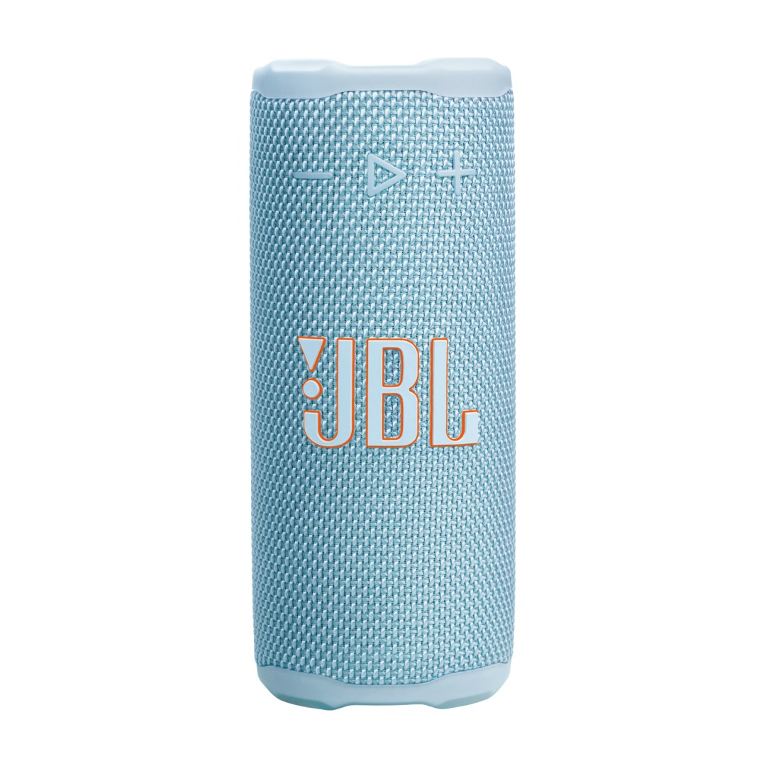 اسپیکر بلوتوثی قابل حمل 16 وات JBL Grip از زاویه روبرو رنگ آبی