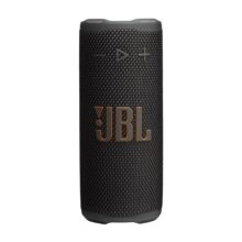 اسپیکر بلوتوثی قابل حمل 16 وات JBL Grip از زاویه روبرو رنگ مشکی