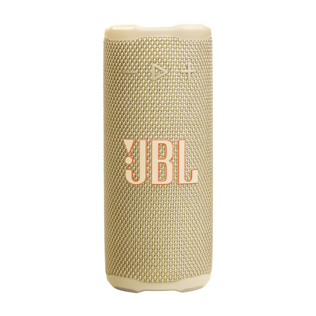 اسپیکر بلوتوثی قابل حمل 16 وات JBL Grip از زاویه روبرو رنگ زرد