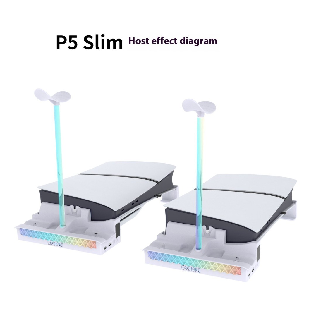 فن خنک کننده، شارژر دسته و پایه نگهدارنده افقی پلی استیشن 5 اسلیم و پرو پی جی تک GP-533S