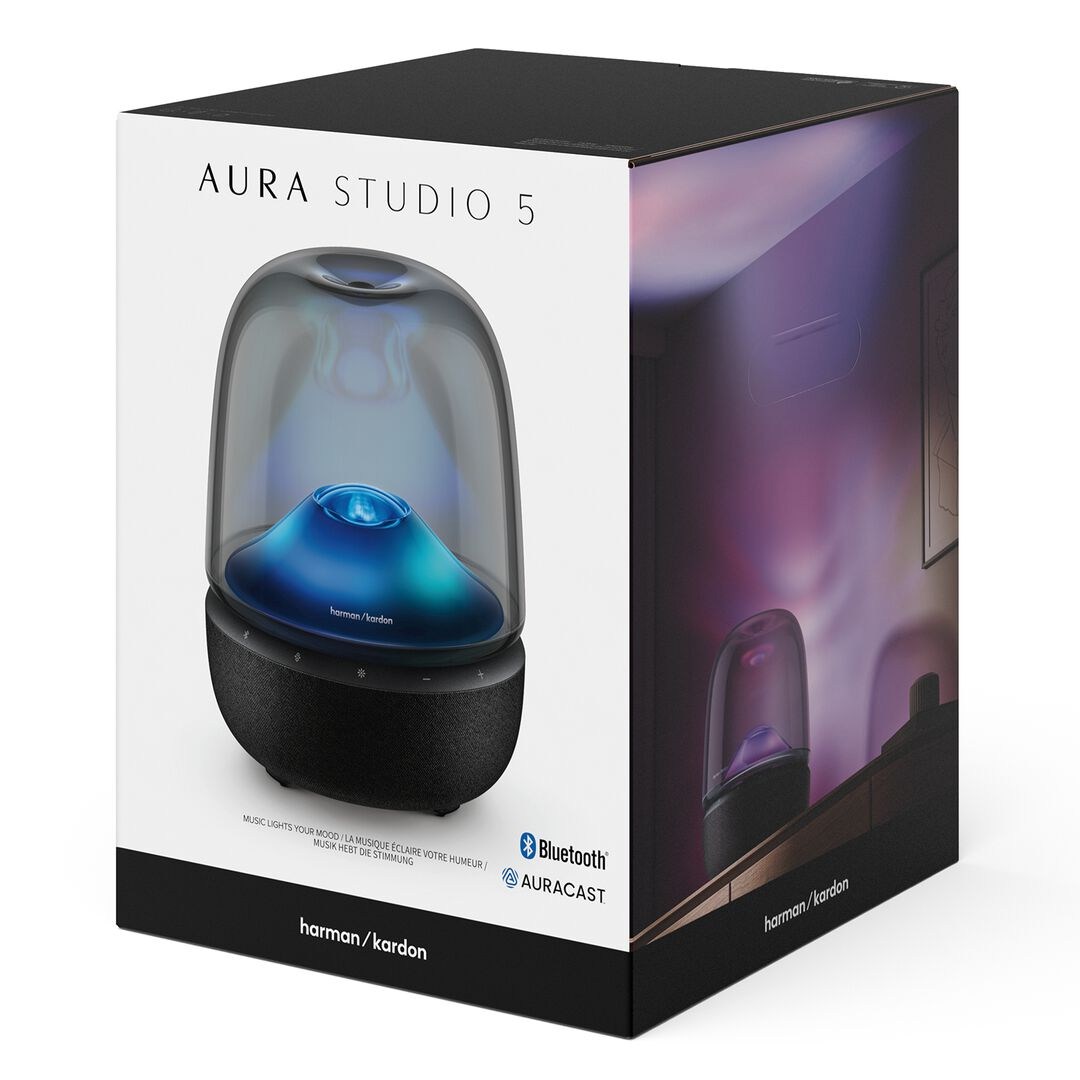 عکس اسپیکر بلوتوثی و سیمی هارمن کاردن مدل Aura Studio 5 عکس اسپیکر بلوتوثی و سیمی هارمن کاردن مدل Aura Studio 5