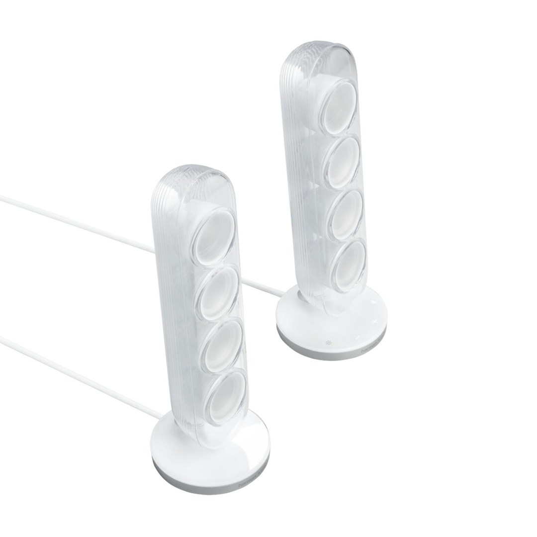 رنگ سفیدharman kardon SoundSticks 5 bluetooth speaker
