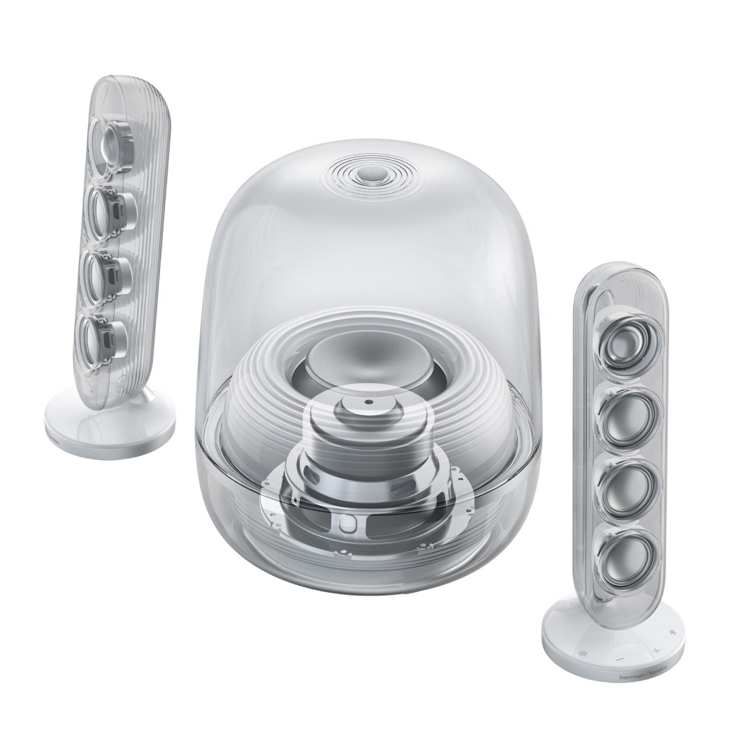 رنگ سفیدharman kardon SoundSticks 5 bluetooth speaker