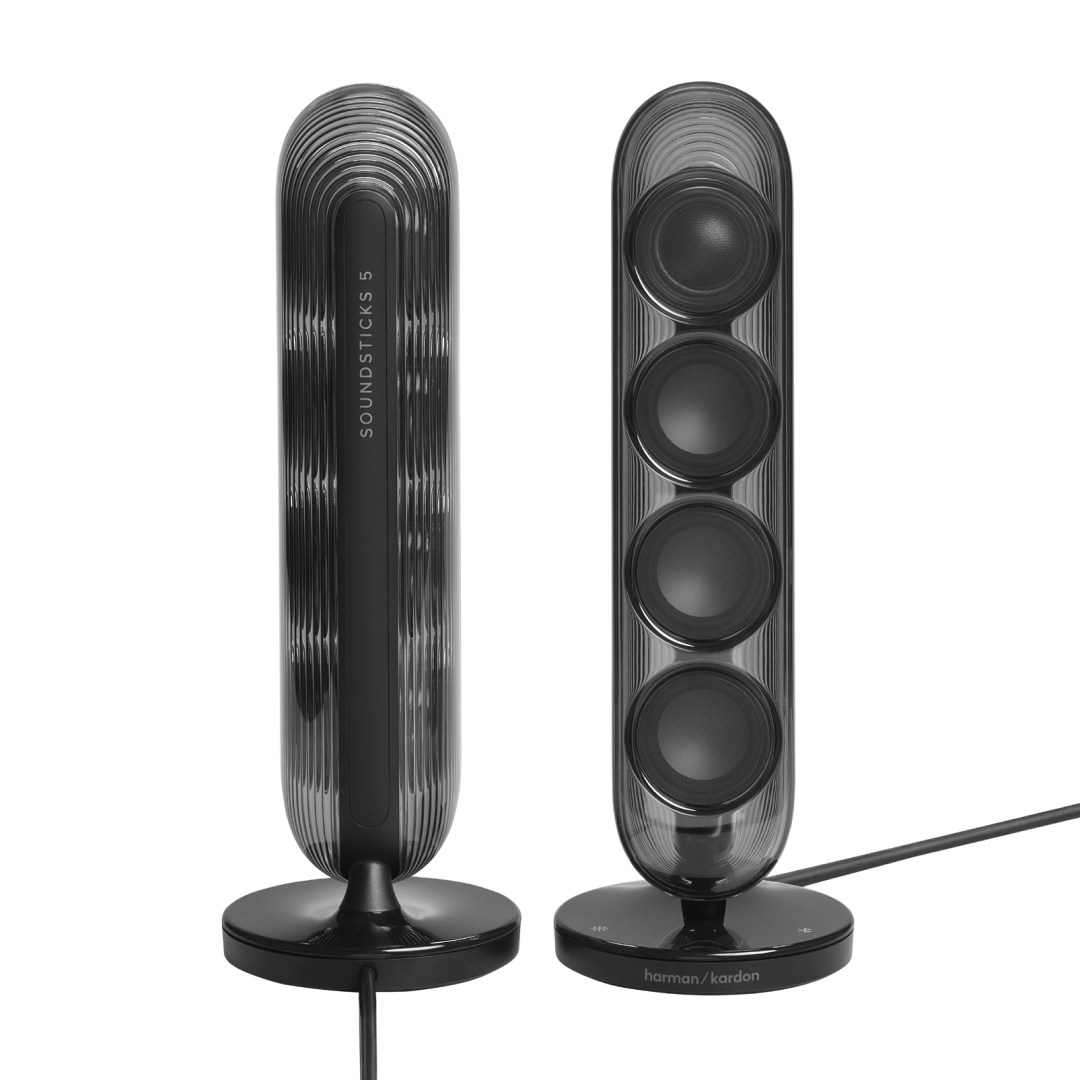 عکس اسپیکر بلوتوثی هارمن کاردن مدل SoundSticks 5 دو ست لایت اسپیکر بلوتوثی هارمن کاردن مدل SoundSticks 5