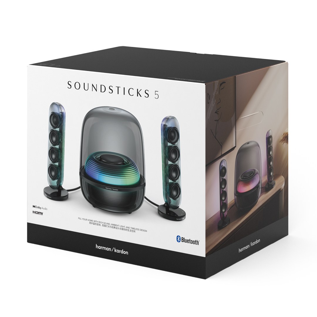 عکس اسپیکر بلوتوثی هارمن کاردن مدل SoundSticks 5 اسپیکر بلوتوثی هارمن کاردن مدل SoundSticks 5