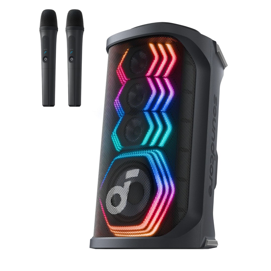 اسپیکر بلوتوثی قابل حمل 200 وات انکر مدل Soundcore Rave 3S با 2 میکروفون اسپیکر بلوتوثی قابل حمل 200 وات انکر مدل Soundcore Rave 3S با 2 میکروفون