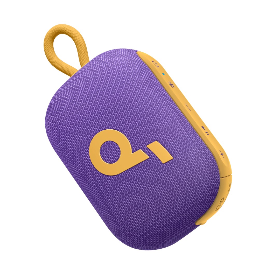 عکس اسپیکر بلوتوثی قابل حمل 5 وات انکر Soundcore Select 4 Go اسپیکر بلوتوثی قابل حمل انکر مدل Soundcore Select 4 Go دو رنگ بنفش و نارنجی