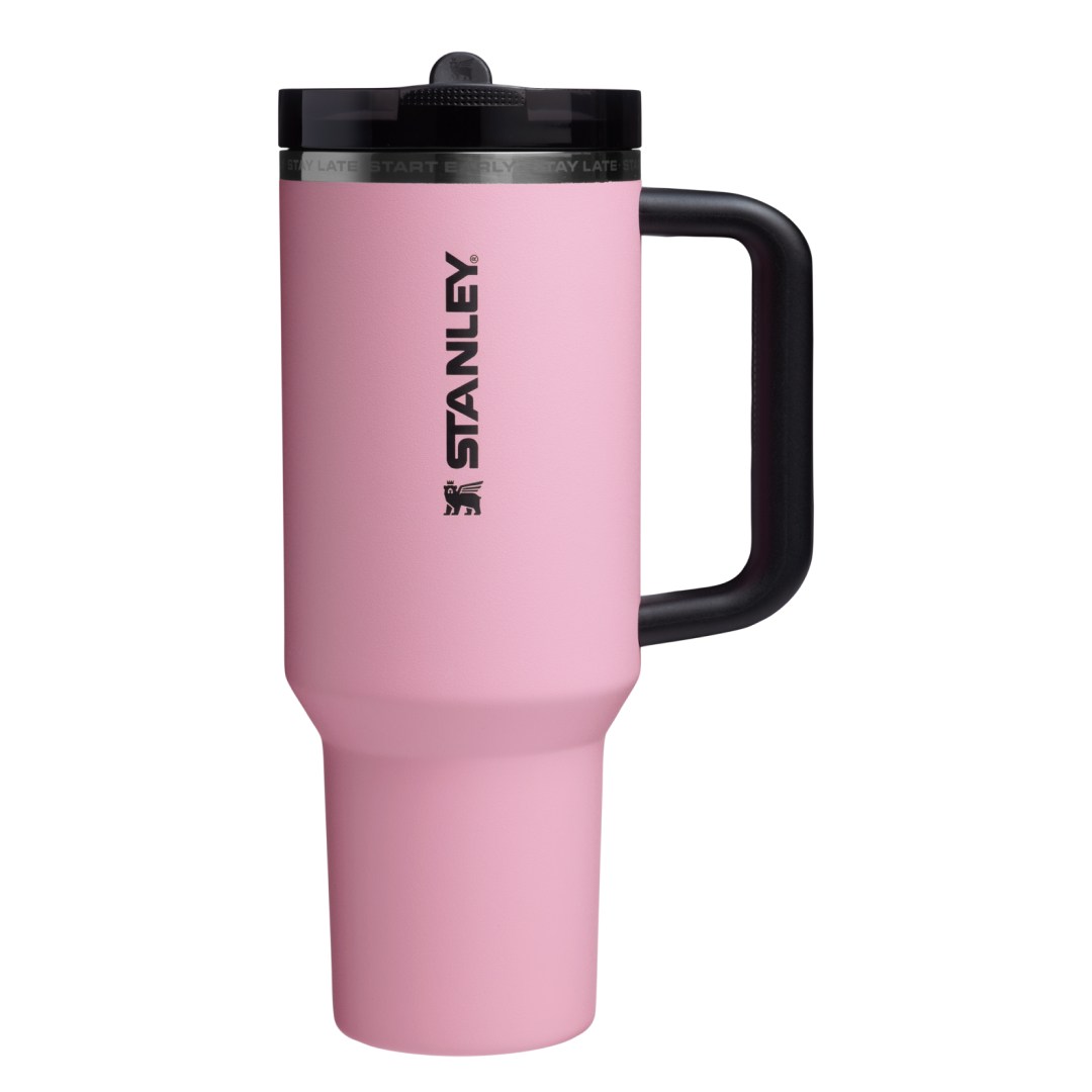 رنگ صورتی تراول ماگ اورجینال استنلی مدل Quencher ProTour ظرفیت 40oz