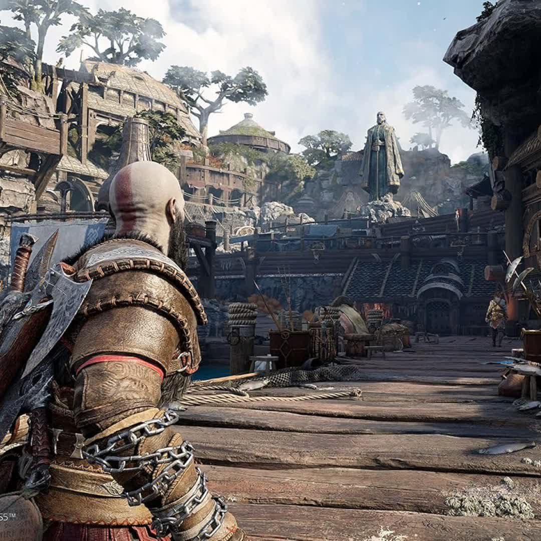 عکس بازی God of War Ragnarök مخصوص PlayStation 5 محیط بازی بازی God of War Ragnarök مخصوص PlayStation 5