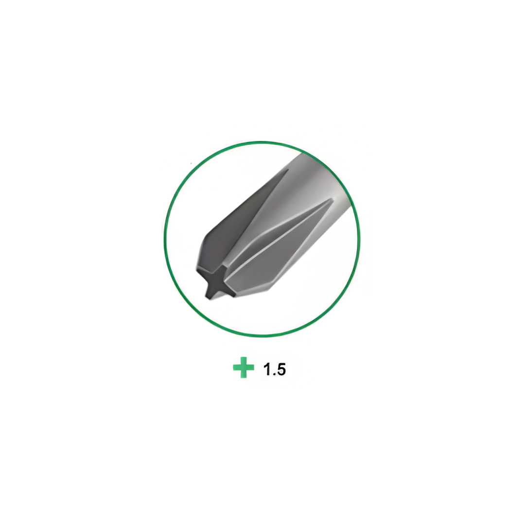 نوک پیچ گوشتی چهارسو ریلایف سایز +1.5 مدل RL-730