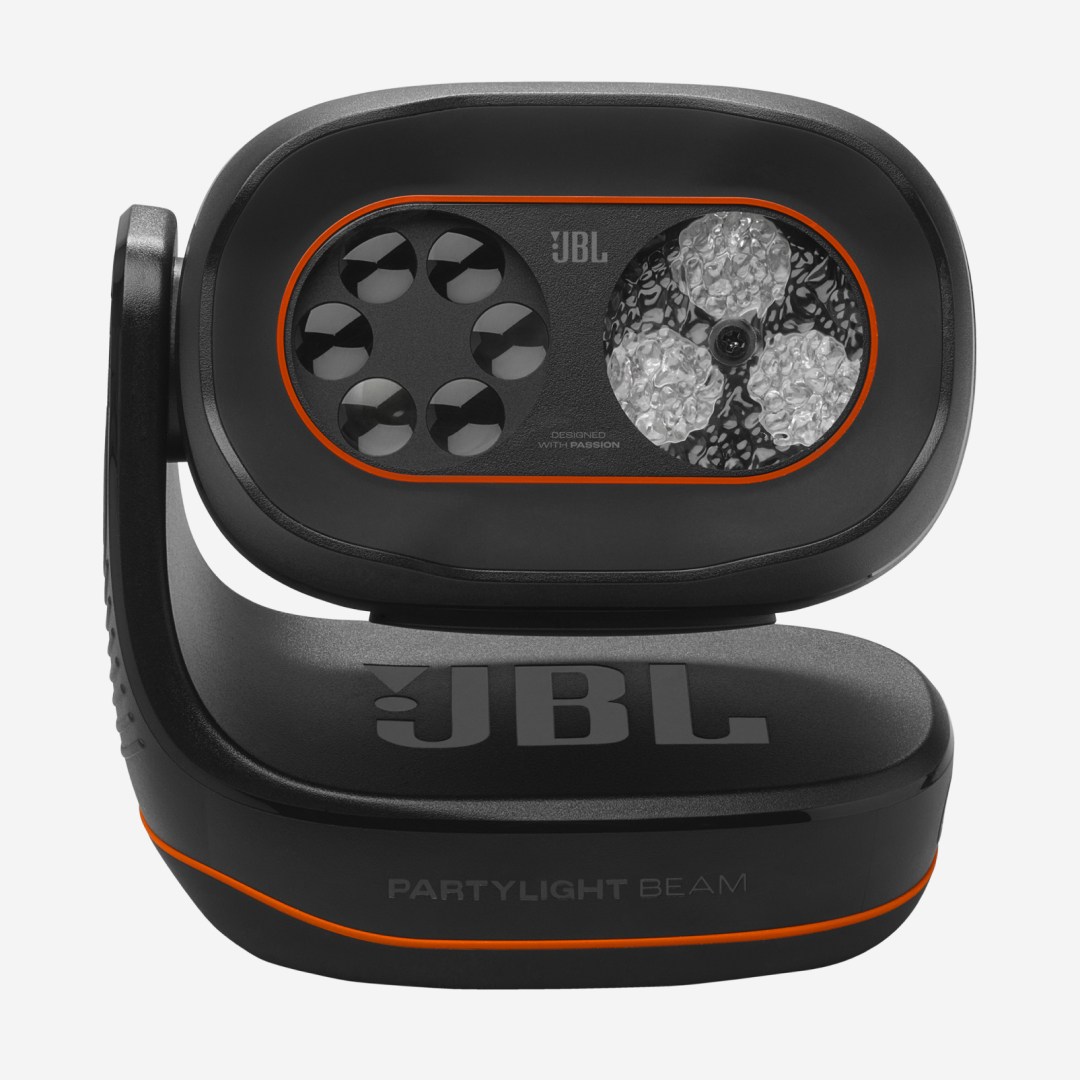 عکس رقص نور جی بی ال مدل JBL Partylight Beam رقص نور جی بی ال مدل JBL Partylight Beam از زاویه جلو