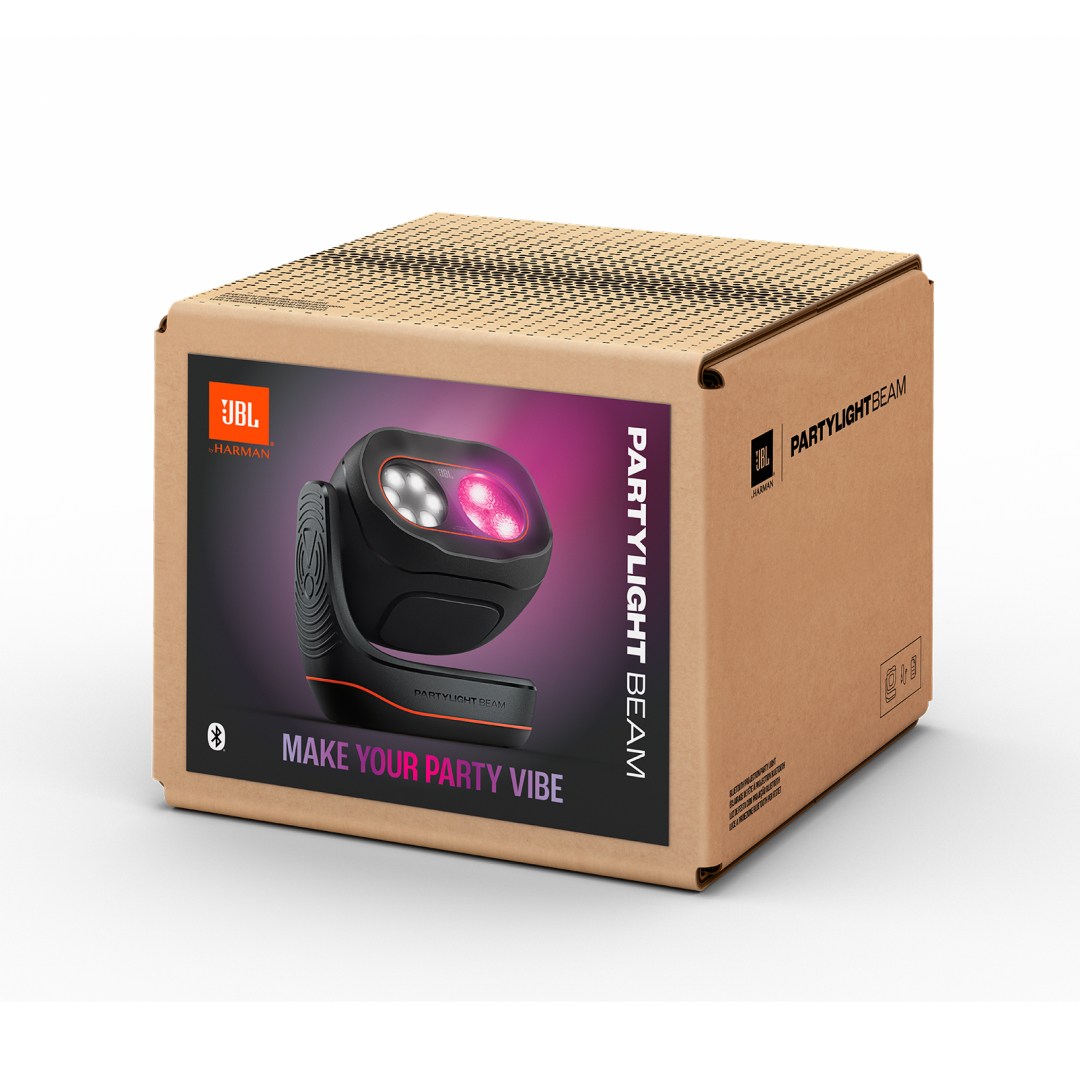 عکس رقص نور جی بی ال مدل JBL Partylight Beam جعبه کارتن رقص نور جی بی ال مدل JBL Partylight Beam