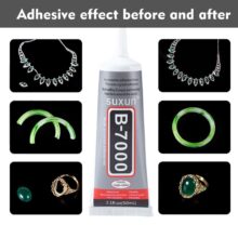 ویژگی های چسب شفاف تعمیراتی ساکسن مدل B-7000 حجم 110 میلی لیتر