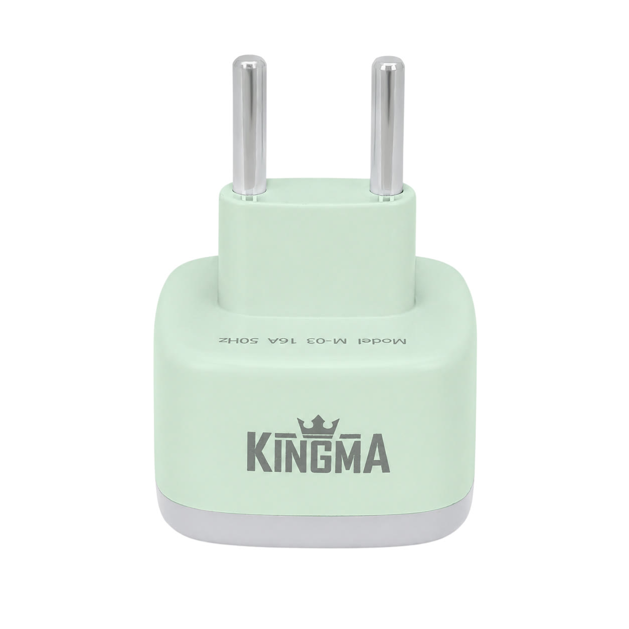 عکس مبدل برق چراغدار 3 به 2 کینگما مدل KINGMA M-03 مبدل برق چراغدار 3 به 2 کینگما مدل KINGMA M-03 رنگ سبز مغز پستهای