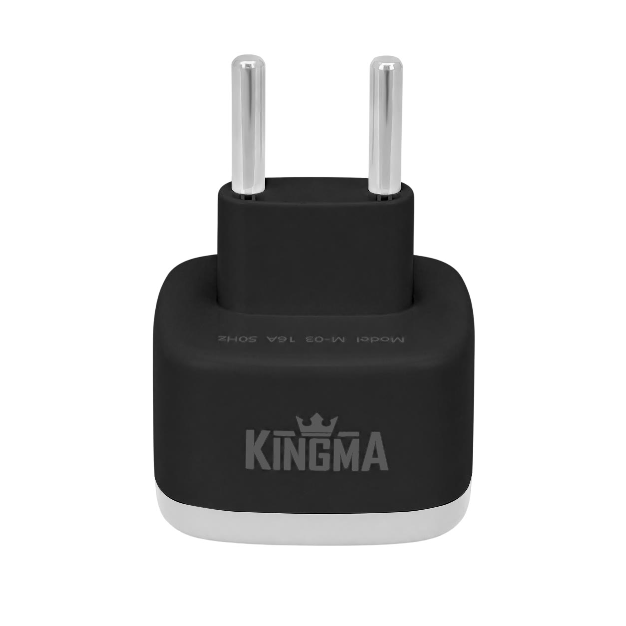 عکس مبدل برق چراغدار 3 به 2 کینگما مدل KINGMA M-03 مبدل برق چراغدار 3 به 2 کینگما مدل KINGMA M-03 رنگ مشکی