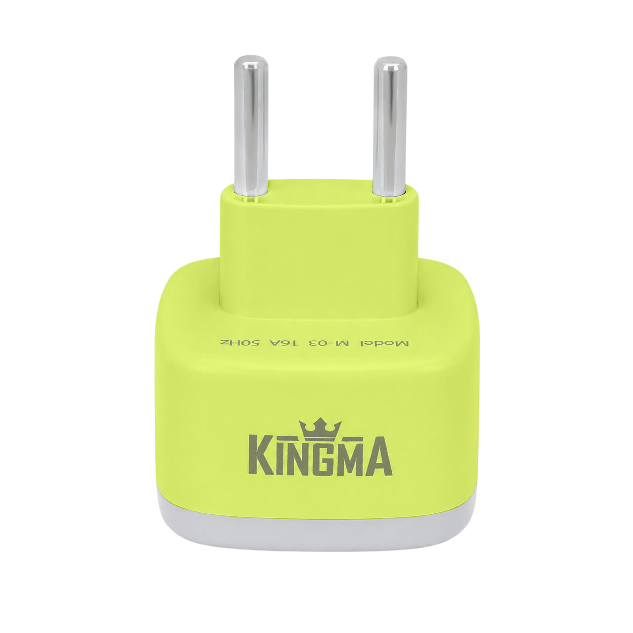 عکس مبدل برق چراغدار 3 به 2 کینگما مدل KINGMA M-03 مبدل برق چراغدار 3 به 2 کینگما مدل KINGMA M-03 رنگ سبز