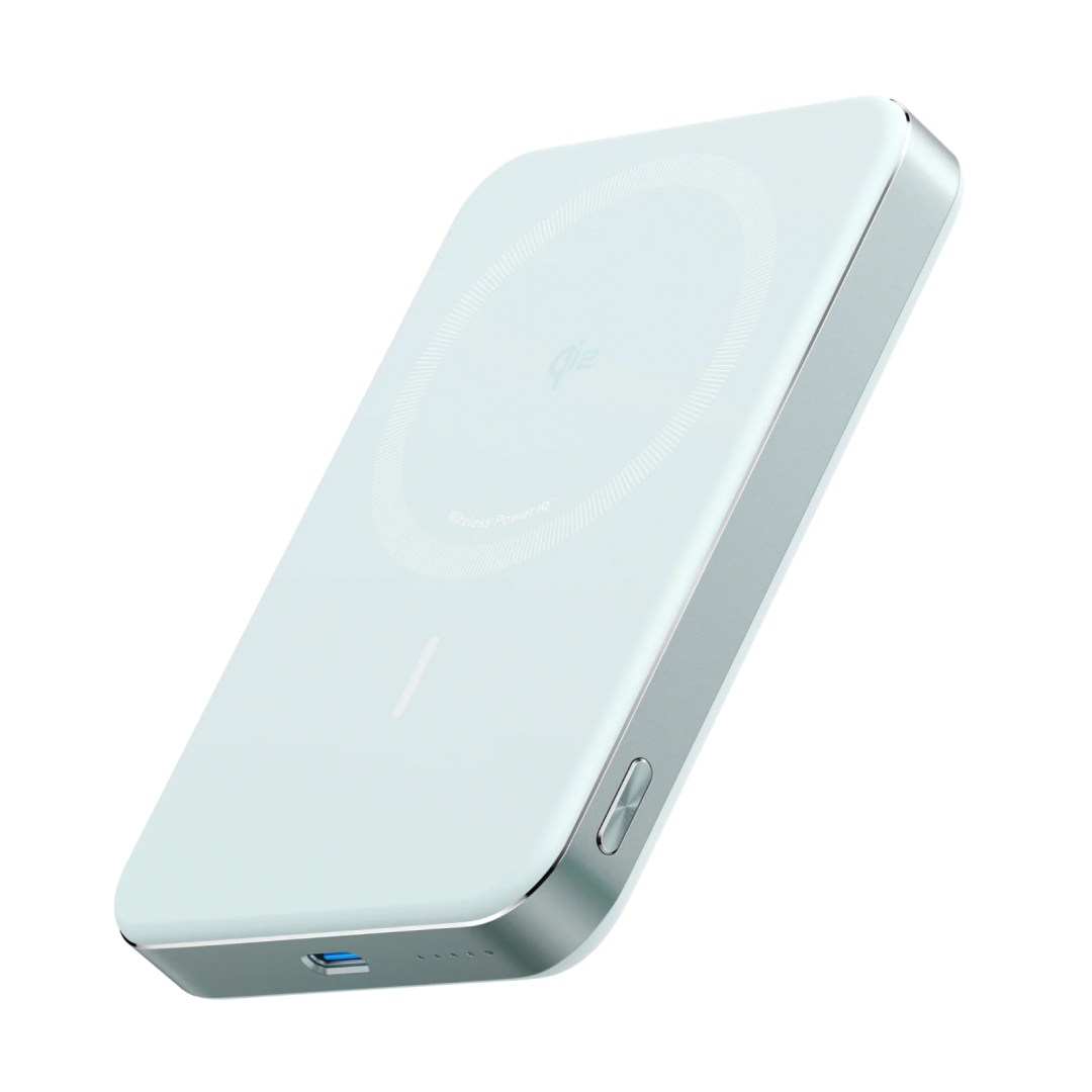 عکس پاوربانک مگنتی 15 وات و شارژ سریع 30 وات انکر MagGo A1664 ظرفیت 10000mAh پاوربانک مگنتی ۱۵ وات انکر MagGo A1664 ظرفیت 10000 میلیآمپر ساعت با شارژ سریع ۳۰ وات رنگ سبز