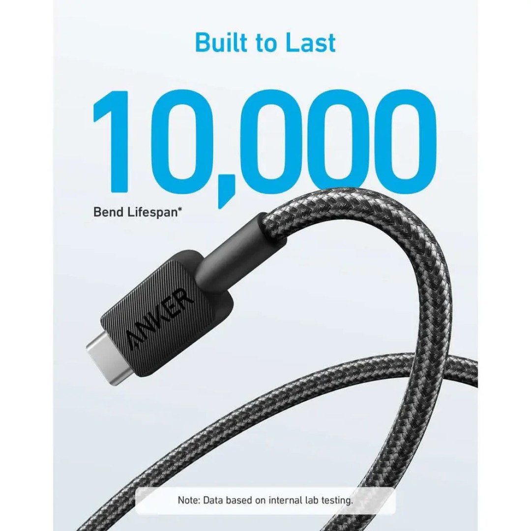 کابل شارژ سریع USB به تایپ سی انکر مدل Anker 322