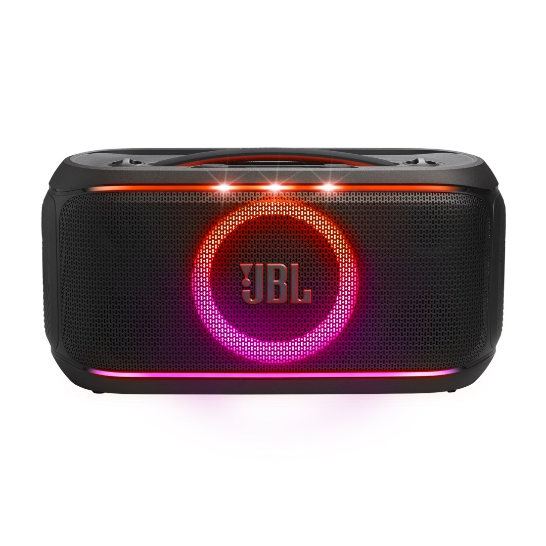 عکس اسپیکر بلوتوثی قابل حمل جی بی ال PartyBox On the Go 2 با یک میکروفون اسپیکر بلوتوثی قابل حمل جی بی ال PartyBox On the Go 2