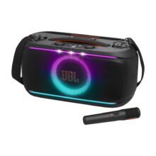 اسپیکر بلوتوثی قابل حمل جی بی ال PartyBox On the Go 2 همراه با یک میکروفون بی‌سیم