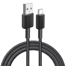 کابل شارژ سریع USB به تایپ سی انکر مدل Anker 322 A81H5 طول 91cm