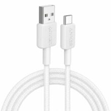 کابل شارژ سریع USB به تایپ سی انکر مدل Anker 322 A81H5 طول 91cm رنگ سفید