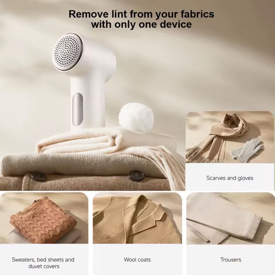 عکس پرزگیر برقی لباس میجیا مدل Mijia Lint Remover 2 MQXJQ01LF کاربردهای پرزگیر برقی لباس Xiaomi Mijia Lint Trimmer 2 MQXJQ01LF