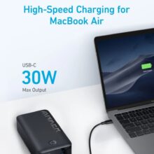 پاوربانک 4 پورت انکر مدل PowerCore A1377 ظرفیت 40000 میلی آمپر ساعت شارژ 30 وات لپ تاپ