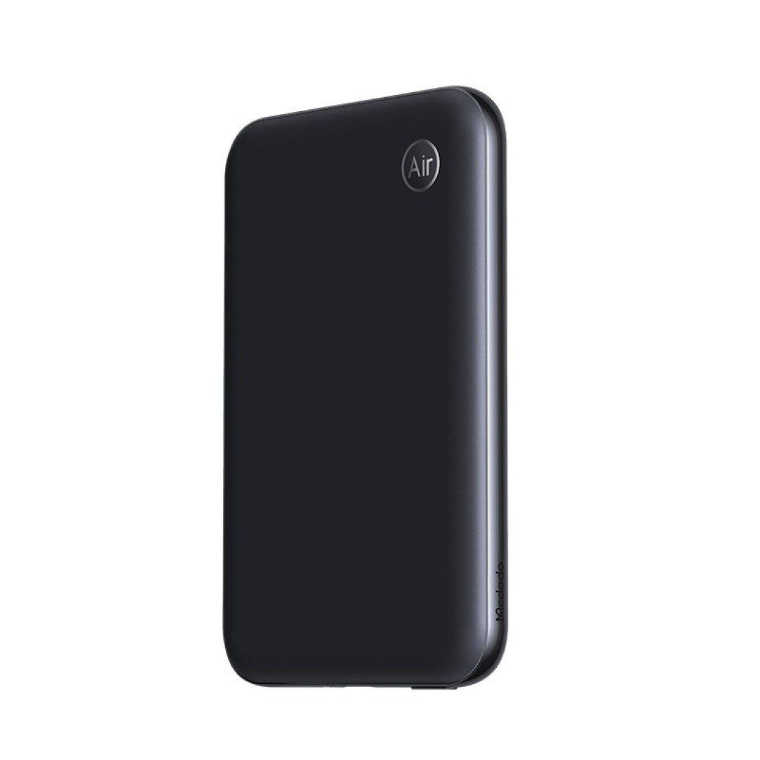 پاوربانک مگنتی Mcdodo MC-293 ظرفیت 5000mAh با شارژ سیمی 20 وات و بی‌سیم 15 وات رنگ مشکی