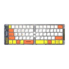 کیبورد بی سیم پرودو مدل CRYSTAL SHELL PD-ETK03 رنگ سفید-رنگی