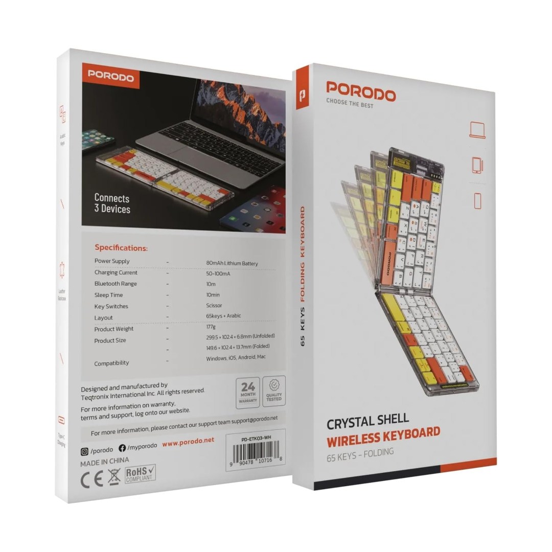 عکس کیبورد بی سیم پرودو مدل CRYSTAL SHELL PD-ETK03 عکس کیبورد بی سیم پرودو مدل CRYSTAL SHELL PD-ETK03