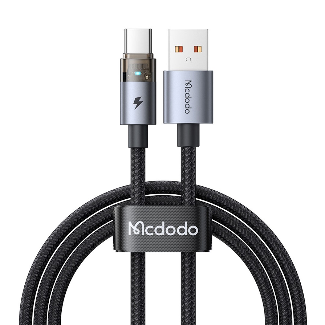 کابل شارژ سریع USB به تایپ سی 6 آمپر مک دودو مدل Mcdodo CA-689 رنگ مشکی کابل شارژ سریع USB به تایپ سی 6 آمپر مک دودو مدل Mcdodo CA-689 رنگ مشکی
