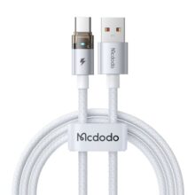 کابل شارژ سریع USB به تایپ سی 6 آمپر مک دودو مدل Mcdodo CA-689 رنگ سفید