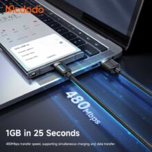 کابل شارژ سریع USB به تایپ سی 6 آمپر مک دودو مدل CA-033
