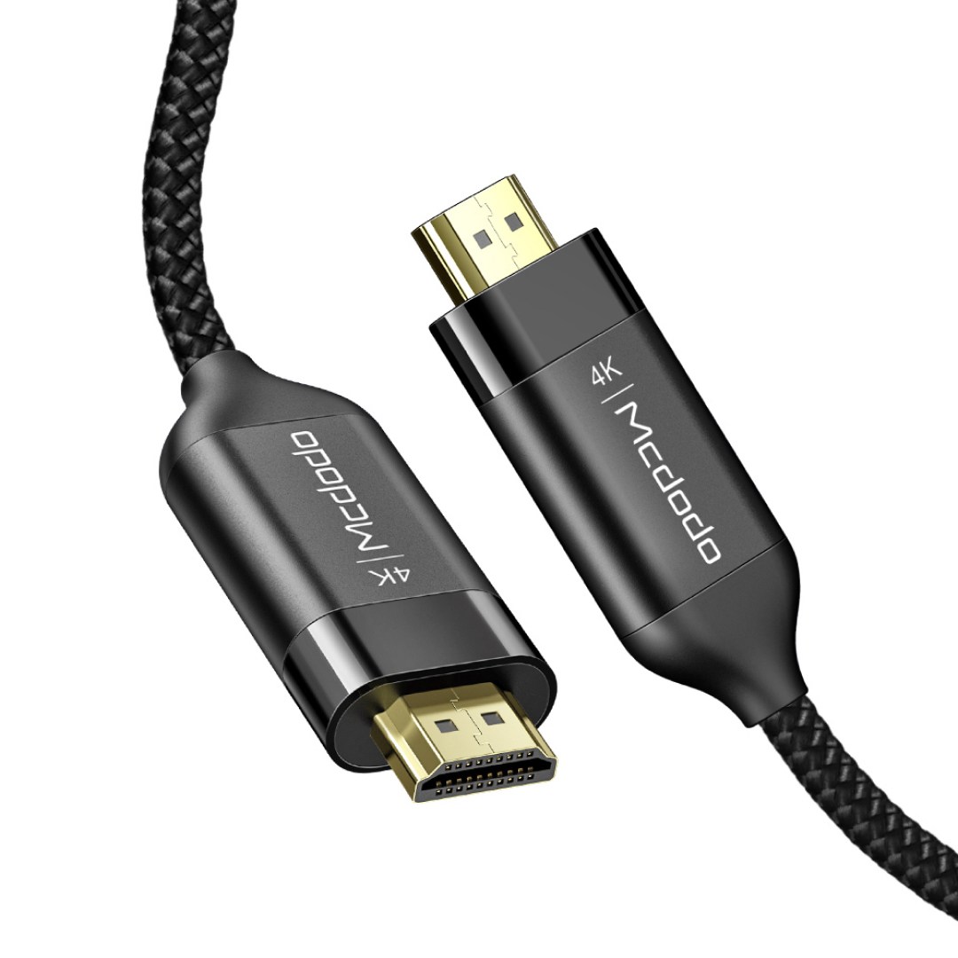 عکس کابل انتقال تصویر HDMI کیفیت 4K مک دودو مدل CA-718 طول 2 متر کابل انتقال تصویر HDMI کیفیت 4K مک دودو مدل CA-718 طول 2 متر