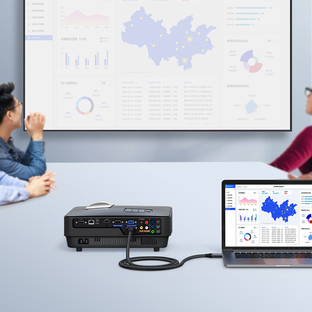 عکس کابل تبدیل HDMI به VGA مک دودو مدل CA-777 طول 2 متر کابل تبدیل HDMI به VGA مک دودو مدل CA-777 طول 2 متر مناسب برای ویدئو کنفرانس