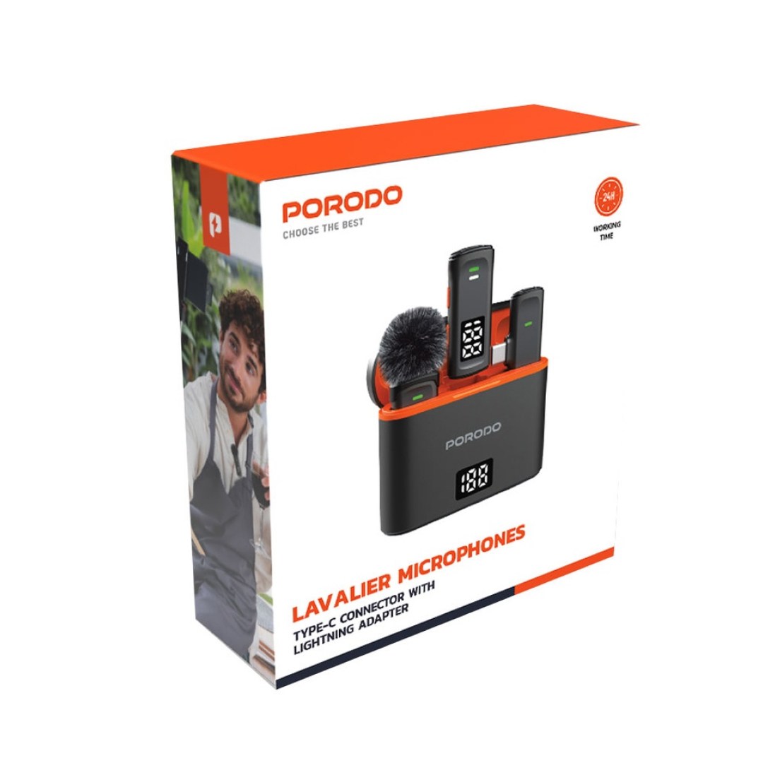 عکس میکروفون بی سیم پرودو مدل PD-WCDMIC میکروفون بی سیم پرودو مدل PD-WCDMIC