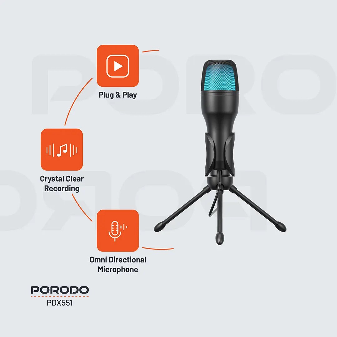 میکروفون گیمینگ کندانسر پرودو مدل PDX551