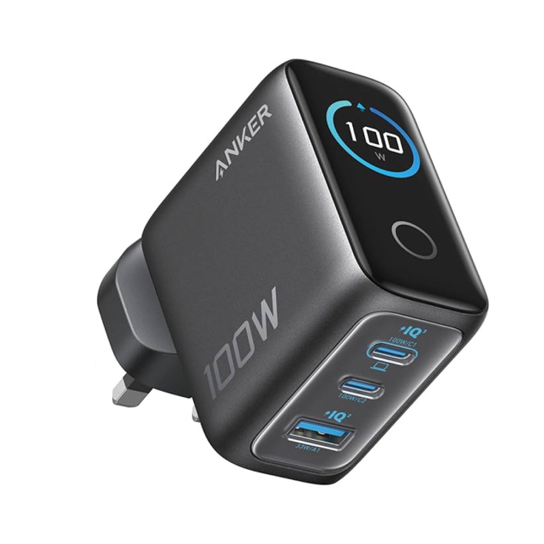 آداپتور شارژر 100 وات انکر مدل B121B رنگ مشکی
