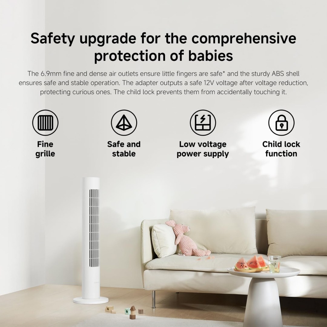عکس پنکه ایستاده هوشمند شیائومی مدل Smart Tower Fan 2 پنکه ایستاده هوشمند شیائومی مدل Smart Tower Fan 2