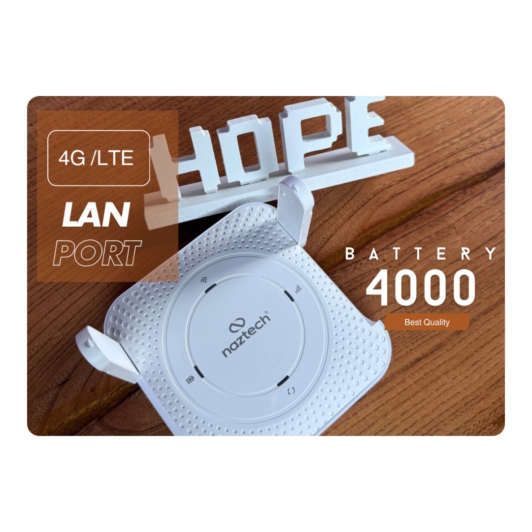 مودم روتر 4G LTE رومیزی و همراه نزتک مدل HOPE