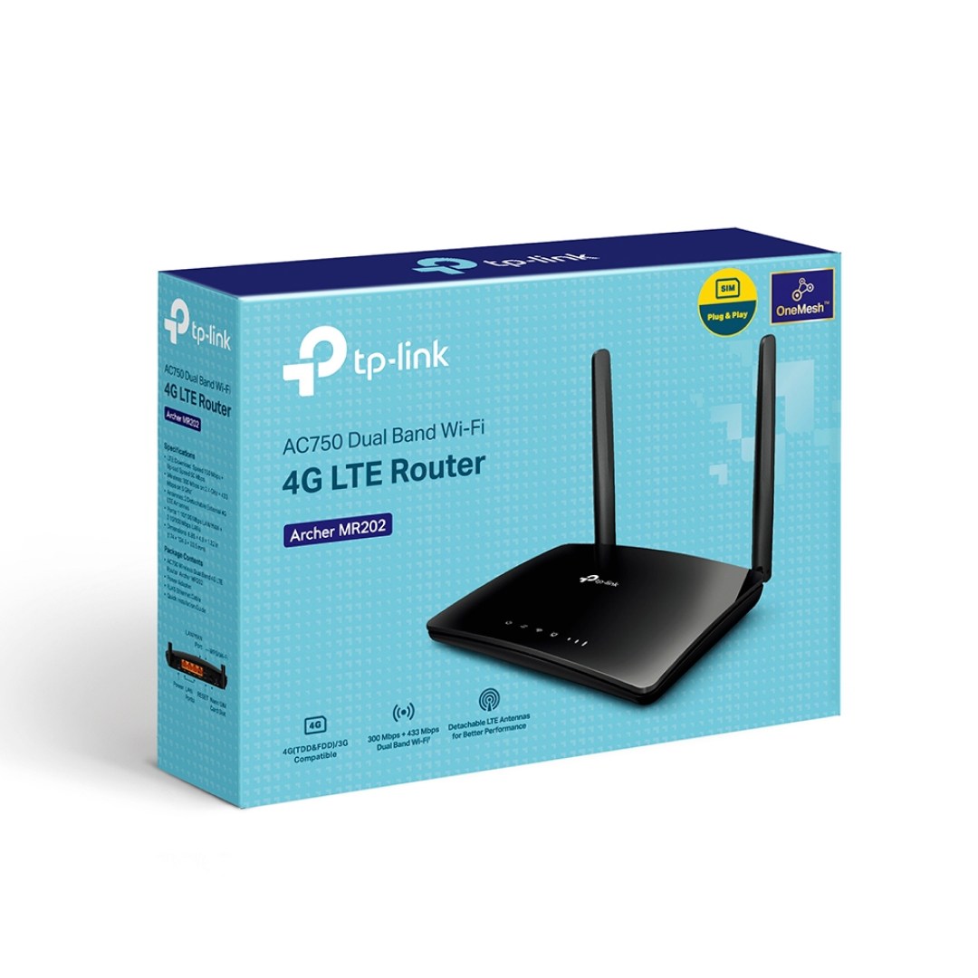مودم روتر 4G LTE بی‌سیم تی پی لینک مدل Archer MR202