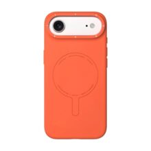 قاب مگ سیف یانگ کیت مدل Morandi Silicone مناسب برای iPhone 17 Air رنگ نارنجی