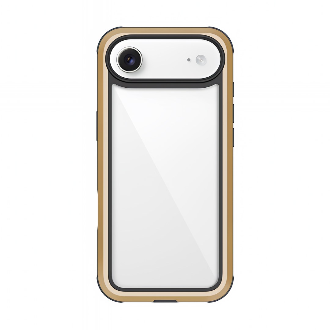 عکس قاب کی زد دوو مدل ARES مناسب برای iPhone 17 Air قاب کی زد دوو مدل ARES مناسب برای iPhone 17 Air رنگ دور طلایی