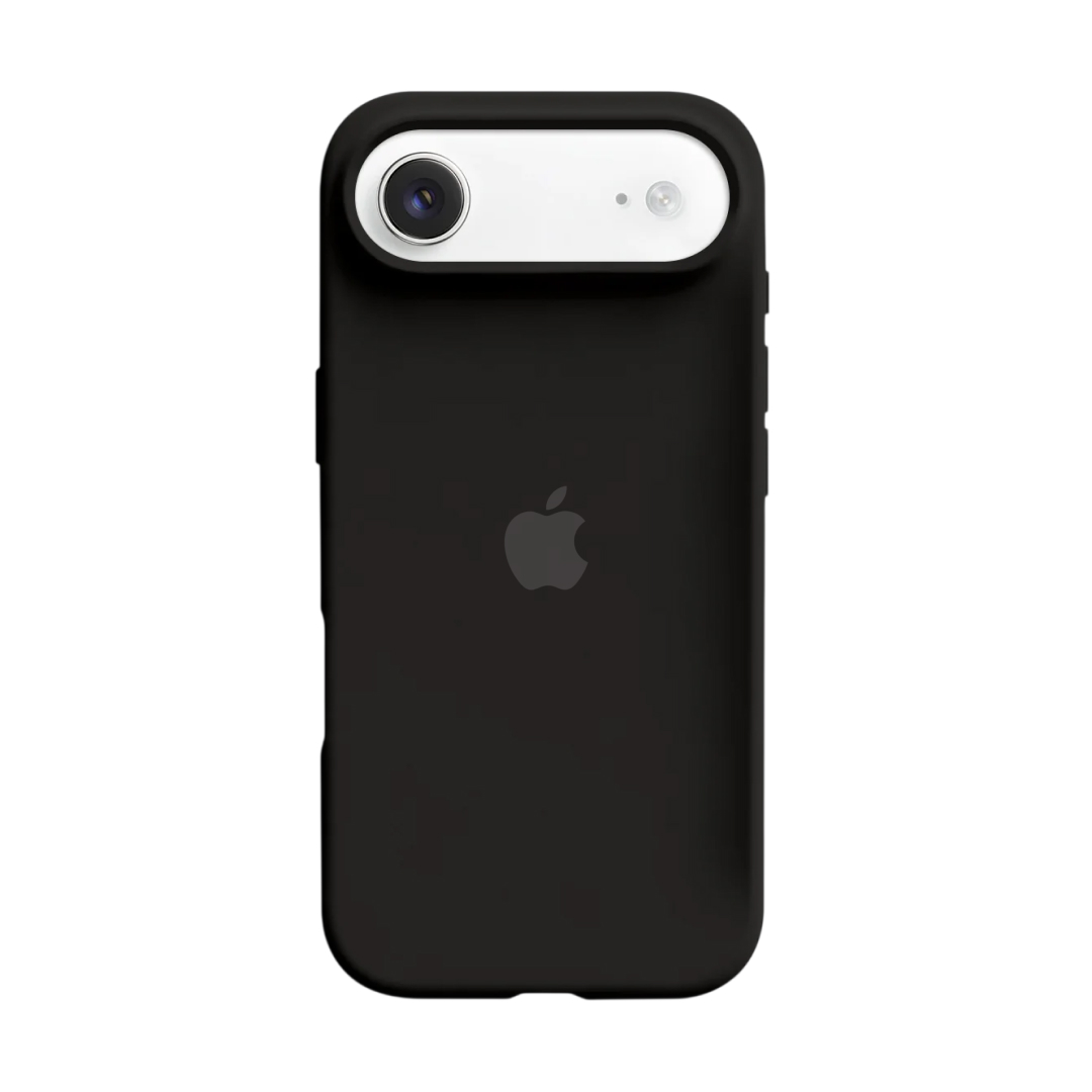 عکس قاب مدل سیلیکونی مناسب برای iPhone 17 Air قاب مدل سیلیکونی مناسب برای iPhone 17 Air رنگ مشکی