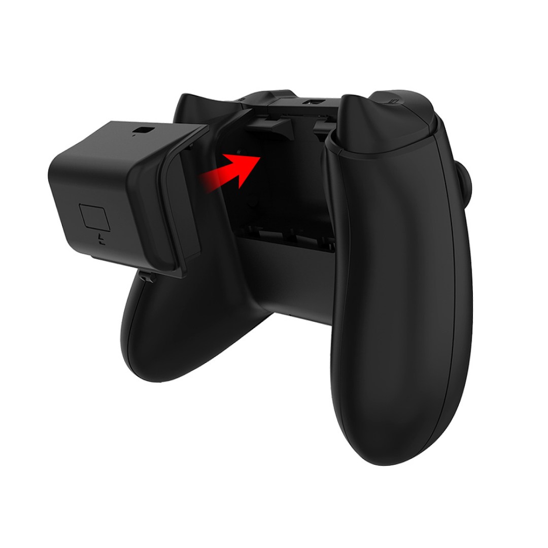 عکس باتری شارژی دسته ایکس باکس دابی TYX-0633 مناسب کنترلر Xbox Series X/S باتری شارژی دسته ایکس باکس دابی TYX-0633 مناسب کنترلر Xbox Series X/S رنگ مشکی؛ نحوه اتصال