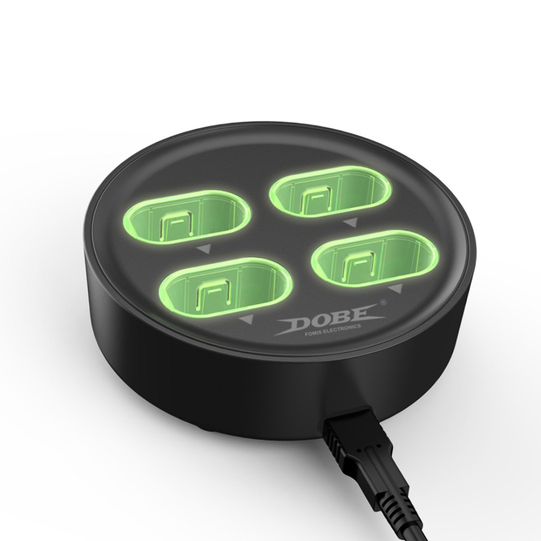 عکس پایه شارژ و ۴ باتری دسته ایکس باکس Dobe مدل TYX-0645S مناسب Xbox One و Series X/S پایه شارژ و ۴ باتری دسته ایکس باکس Dobe مدل TYX-0645S مناسب Xbox One و Series X/S